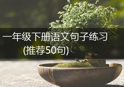 一年级下册语文句子练习(推荐50句)