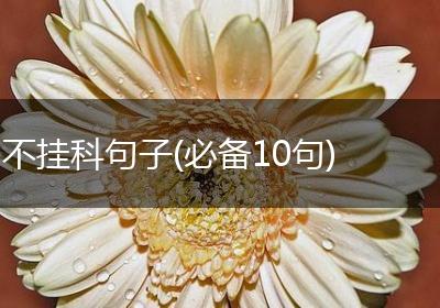 不挂科句子(必备10句)