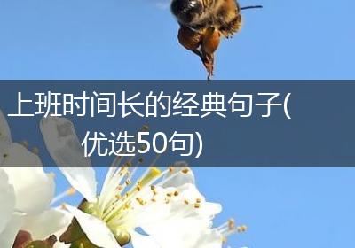 上班时间长的经典句子(优选50句)