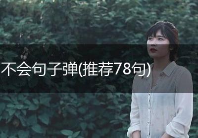 不会句子弹(推荐78句)