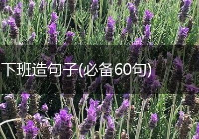 下班造句子(必备60句)