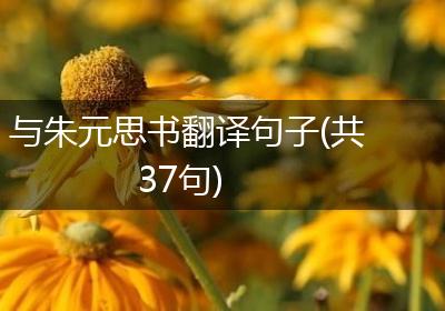 与朱元思书翻译句子(共37句)