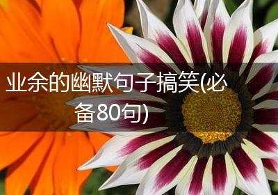 业余的幽默句子搞笑(必备80句)