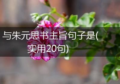 与朱元思书主旨句子是(实用20句)