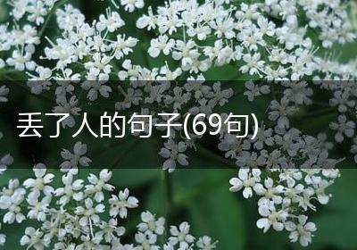 丢了人的句子(69句)