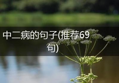 中二病的句子(推荐69句)