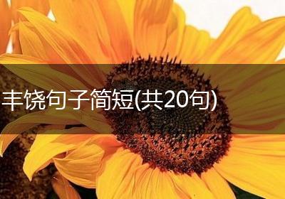 丰饶句子简短(共20句)