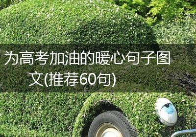 为高考加油的暖心句子图文(推荐60句)