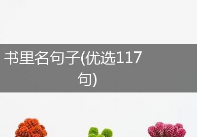 书里名句子(优选117句)