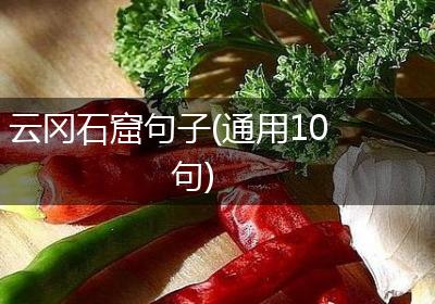 云冈石窟句子(通用10句)