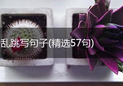 乱跳写句子(精选57句)