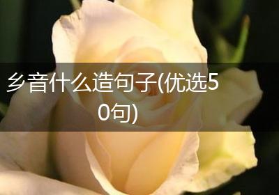 乡音什么造句子(优选50句)