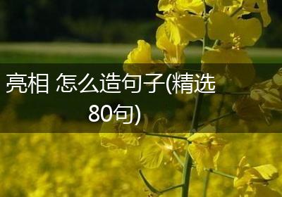 亮相 怎么造句子(精选80句)