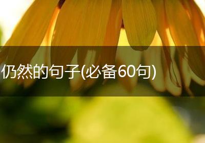 仍然的句子(必备60句)