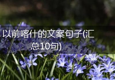 以前喀什的文案句子(汇总10句)