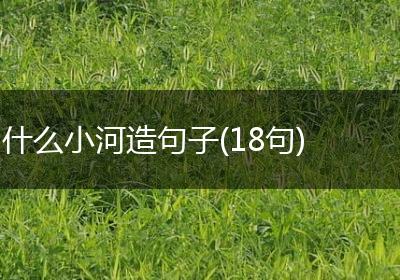 什么小河造句子(18句)