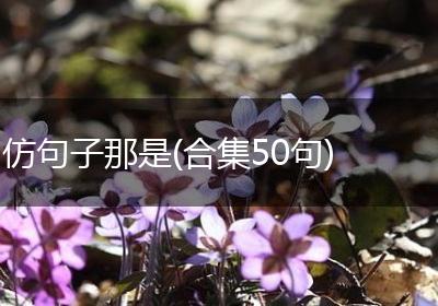 仿句子那是(合集50句)