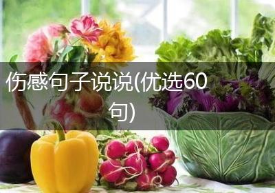 伤感句子说说(优选60句)