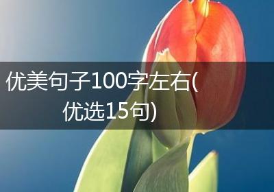 优美句子100字左右(优选15句)