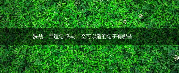 洗劫一空造句 洗劫一空可以造的句子有哪些,第1张