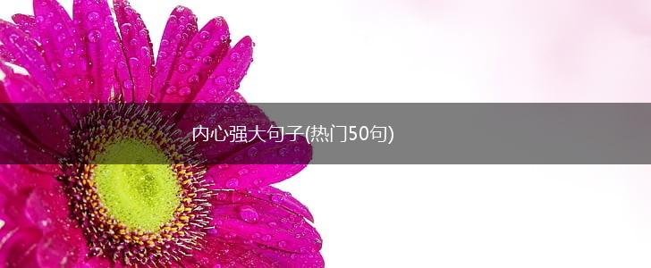 内心强大句子(热门50句),第1张