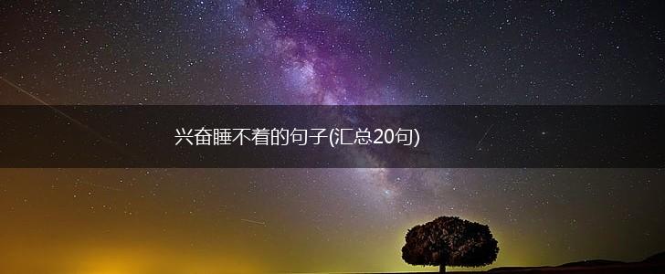 兴奋睡不着的句子(汇总20句),第1张