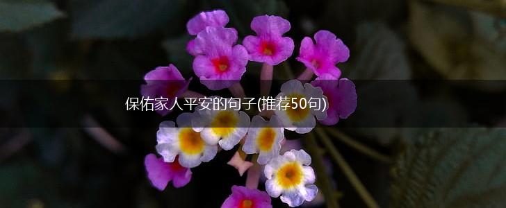 保佑家人平安的句子(推荐50句),第1张