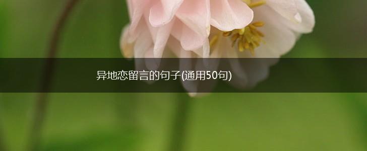 异地恋留言的句子(通用50句),第1张