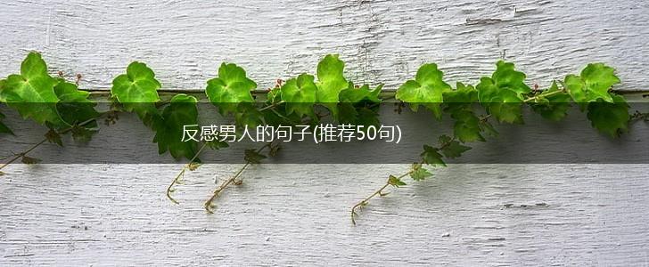 反感男人的句子(推荐50句),第1张