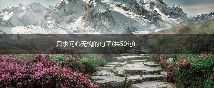只求问心无愧的句子(共50句),第1张