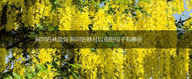 阿司匹林造句 阿司匹林可以造的句子有哪些,第1张