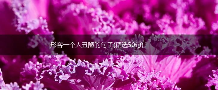 形容一个人丑陋的句子(精选50句),第1张