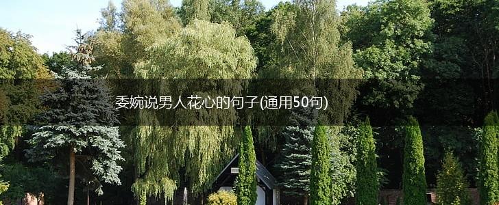 委婉说男人花心的句子(通用50句),第1张