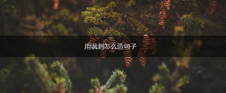 用讽刺怎么造句子,第1张