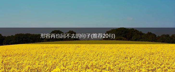 形容再也回不去的句子(推荐20句),第1张