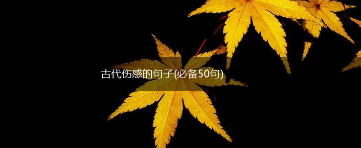 古代伤感的句子(必备50句),第1张