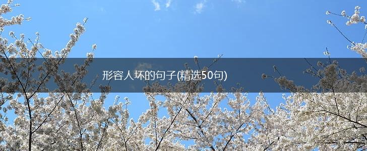 形容人坏的句子(精选50句),第1张