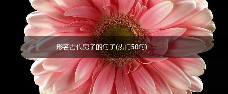 形容古代男子的句子(热门50句),第1张