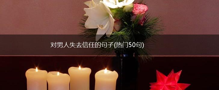 对男人失去信任的句子(热门50句),第1张