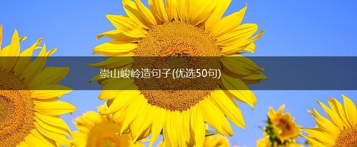 崇山峻岭造句子(优选50句),第1张