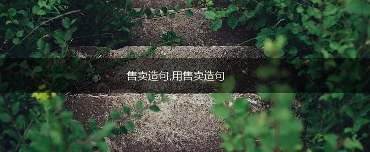 售卖造句,用售卖造句,第1张