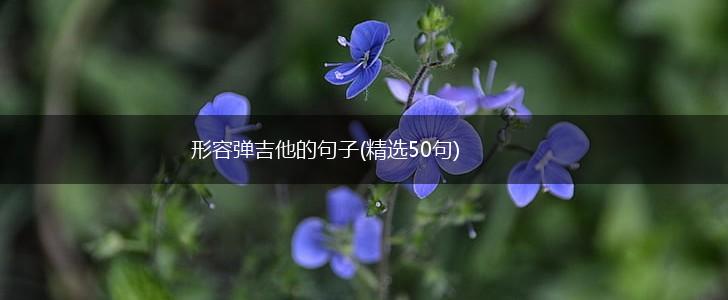 形容弹吉他的句子(精选50句),第1张