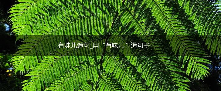 有味儿造句_用“有味儿”造句子,第1张