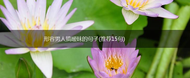形容男人搞暧昧的句子(推荐15句),第1张