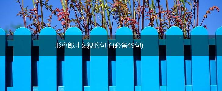 形容郎才女貌的句子(必备49句),第1张