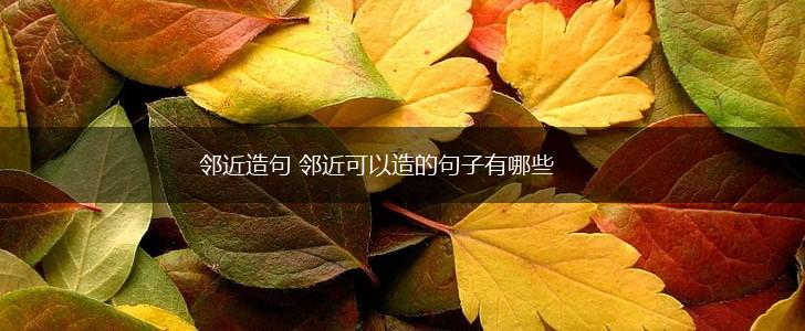 邻近造句 邻近可以造的句子有哪些,第1张