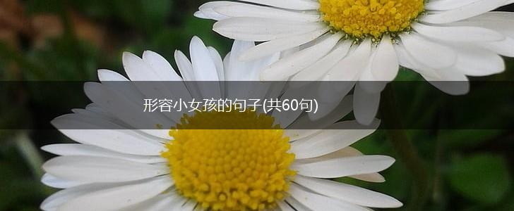 形容小女孩的句子(共60句),第1张