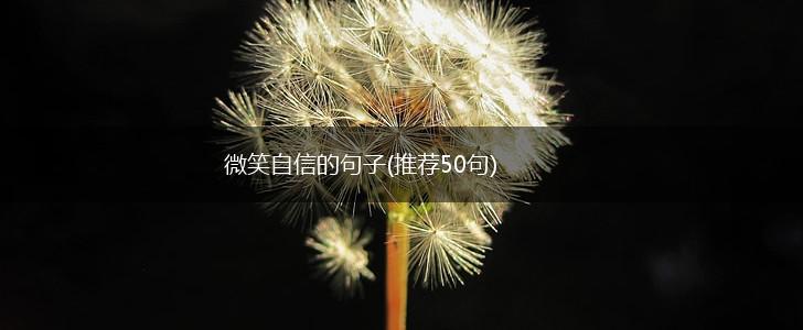 微笑自信的句子(推荐50句),第1张