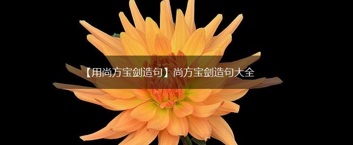 【用尚方宝剑造句】尚方宝剑造句大全,第1张