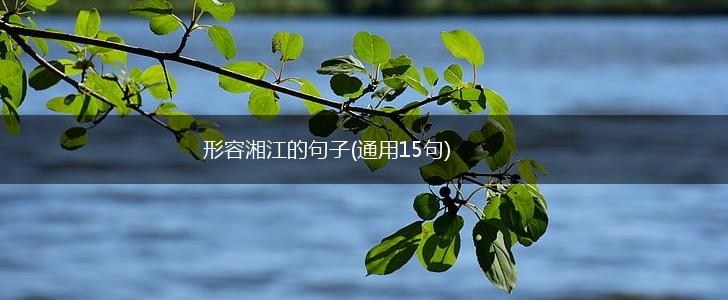 形容湘江的句子(通用15句),第1张